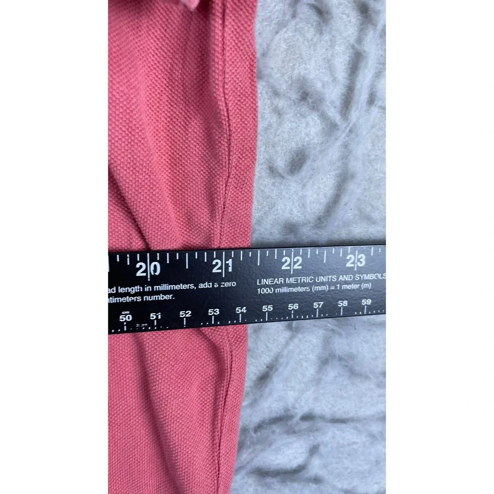 Polo Ralph Lauren Polo Shirt Mens L Pink Excellent Short Sleeve Pique Pony Logo